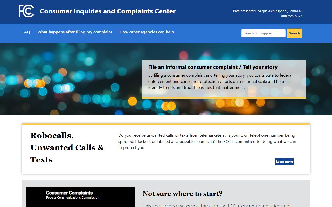 Kernersville phone directory FCC Consumer Complaint Center