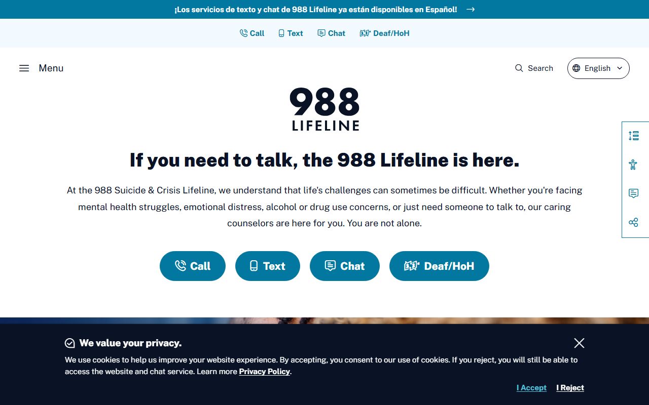 Kernersville phone codes 988 Suicide and Crisis Lifeline